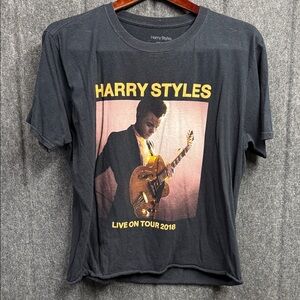 Harry Styles Tour 2018 Black Graphic Tee